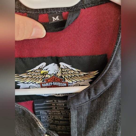 Harley Davidson  Women's Jacket Dark Gray with zippers Medium - Picture 8 of 15